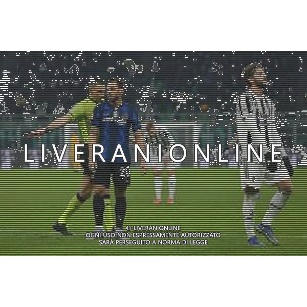 Milano 12.01.2022 Stadio Giuseppe Meazza ©Alessandro Falzone/Agenzia Aldo Liverani Inter vs Juventus Supercoppa Frecciarossa Nella foto : DANIELE DOVERI concede il calcio di rigore