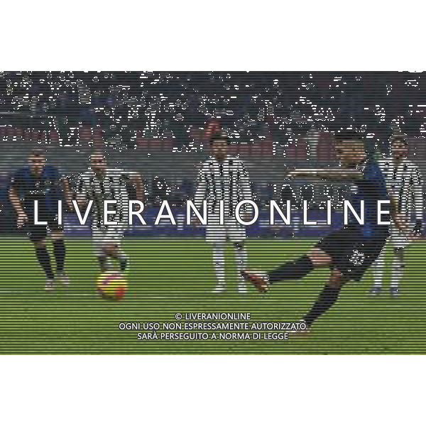 Milano 12.01.2022 Stadio Giuseppe Meazza ©Alessandro Falzone/Agenzia Aldo Liverani Inter vs Juventus Supercoppa Frecciarossa Nella foto : gol di Lautaro Martinez