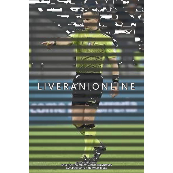 l\'arbitro Daniele Doveri di Roma Inter vs Juventus Finale Supercoppa Frecciarossa Milano 12-01-2022 Stadio Giuseppe Meazza - San Siro foto Roberto Garavaglia/ag. Aldo Liverani sas /AGENZIA ALDO LIVERANI SAS