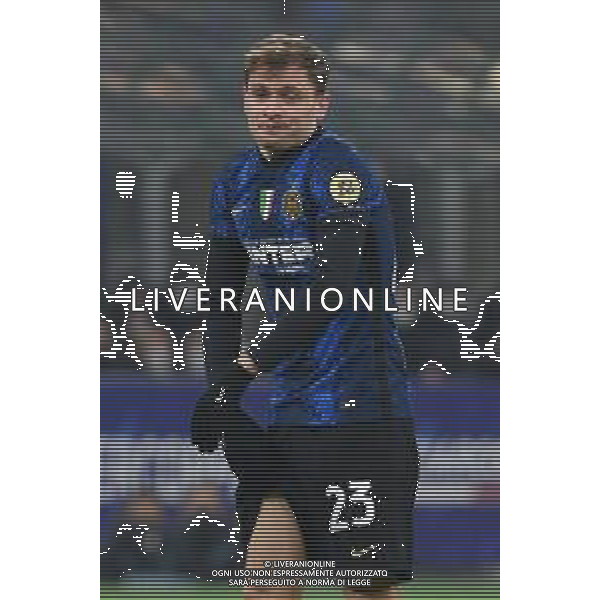 Milano 12.01.2022 Stadio Giuseppe Meazza ©Alessandro Falzone/Agenzia Aldo Liverani Inter vs Juventus Supercoppa Frecciarossa Nella foto : Nicolo\' Barella