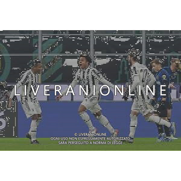 Milano 12.01.2022 Stadio Giuseppe Meazza ©Alessandro Falzone/Agenzia Aldo Liverani Inter vs Juventus Supercoppa Frecciarossa Nella foto : Esultanza gol di Weston McKennie