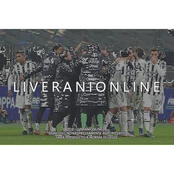 Milano 12.01.2022 Stadio Giuseppe Meazza ©Alessandro Falzone/Agenzia Aldo Liverani Inter vs Juventus Supercoppa Frecciarossa Nella foto : Esultanza gol di Weston McKennie