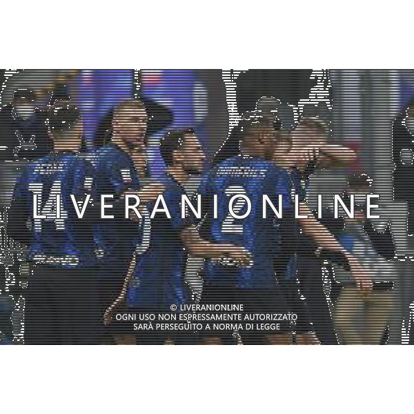 Milano 12.01.2022 Stadio Giuseppe Meazza ©Alessandro Falzone/Agenzia Aldo Liverani Inter vs Juventus Supercoppa Frecciarossa Nella foto : Esultanza gol di Lautaro Martinez