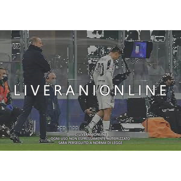 Milano 12.01.2022 Stadio Giuseppe Meazza ©Alessandro Falzone/Agenzia Aldo Liverani Inter vs Juventus Supercoppa Frecciarossa Nella foto : Massimiliano Allegri-Paulo Dybala