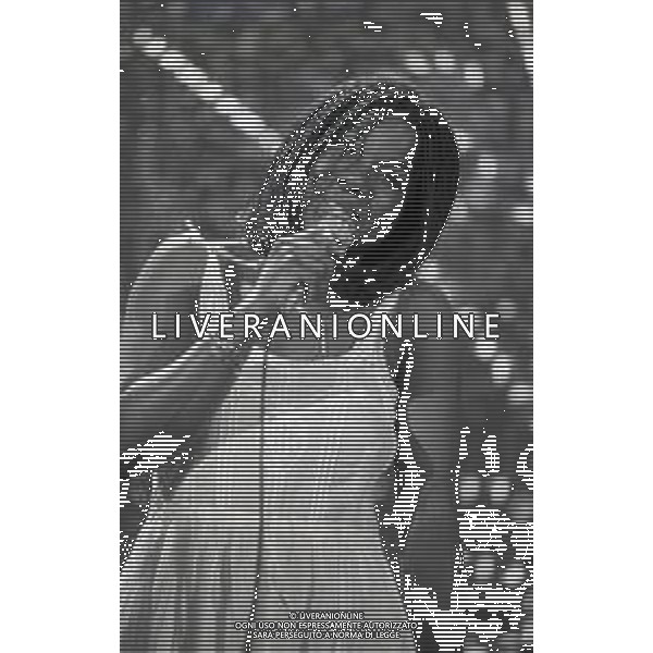 RETROSPETTIVA RANDY CRAWFORD CANTANTE NELLA FOTO RANDY CRAWFORD A SAINT VINCENT NELL\'ANNO 1982 AG ALDO LIVERANI SAS
