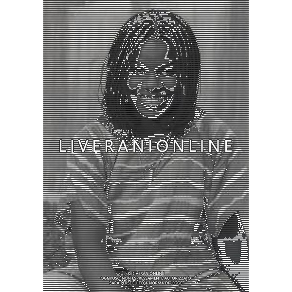RETROSPETTIVA RANDY CRAWFORD CANTANTE NELLA FOTO RANDY CRAWFORD A SAINT VINCENT NELL\'ANNO 1982 AG ALDO LIVERANI SAS