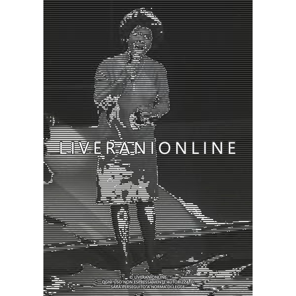 RETROSPETTIVA RANDY CRAWFORD CANTANTE NELLA FOTO RANDY CRAWFORD A MILANO IN RAI NELL\'ANNO 1984 AG ALDO LIVERANI SAS