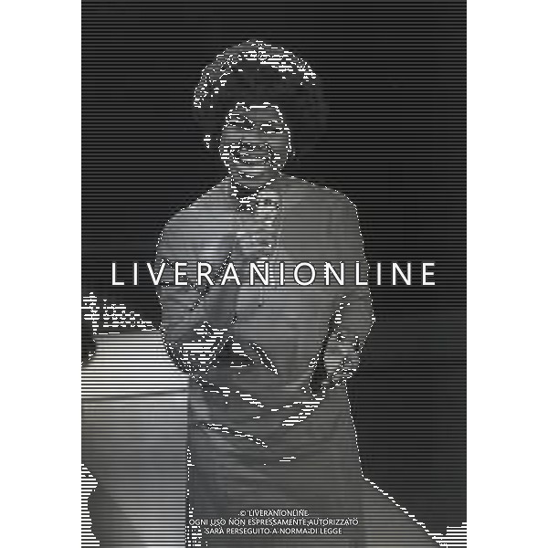 RETROSPETTIVA RANDY CRAWFORD CANTANTE NELLA FOTO RANDY CRAWFORD A MILANO IN RAI NELL\'ANNO 1984 AG ALDO LIVERANI SAS