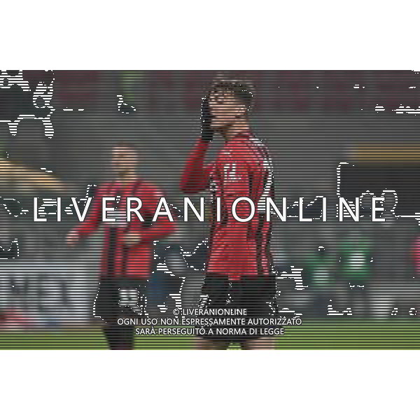 Daniel Maldini (Milan) Milan vs Genoa Coppa Italia Frecciarossa - ottavi di finale Milano 13-01-2022 Stadio Giuseppe Meazza - San Siro foto Roberto Garavaglia/ag. Aldo Liverani sas /AGENZIA ALDO LIVERANI SAS