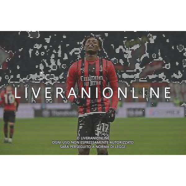 Rafael Leao (Milan) esulta dopo il gol del 2 a 1 Milan vs Genoa Coppa Italia Frecciarossa - ottavi di finale Milano 13-01-2022 Stadio Giuseppe Meazza - San Siro foto Roberto Garavaglia/ag. Aldo Liverani sas /AGENZIA ALDO LIVERANI SAS
