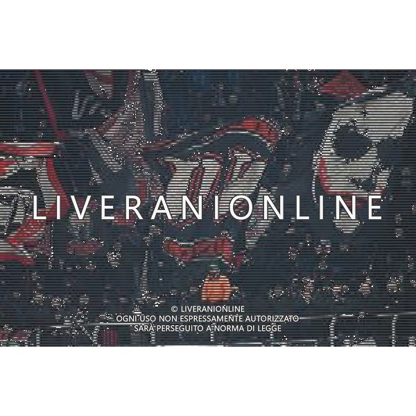 Bandiere tifosi Milan curva sud Milan vs Genoa Coppa Italia Frecciarossa - ottavi di finale Milano 13-01-2022 Stadio Giuseppe Meazza - San Siro foto Roberto Garavaglia/ag. Aldo Liverani sas /AGENZIA ALDO LIVERANI SAS