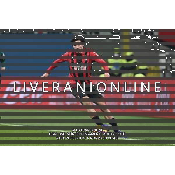 Sandro Tonali (Milan) Milan vs Genoa Coppa Italia Frecciarossa - ottavi di finale Milano 13-01-2022 Stadio Giuseppe Meazza - San Siro foto Roberto Garavaglia/ag. Aldo Liverani sas /AGENZIA ALDO LIVERANI SAS