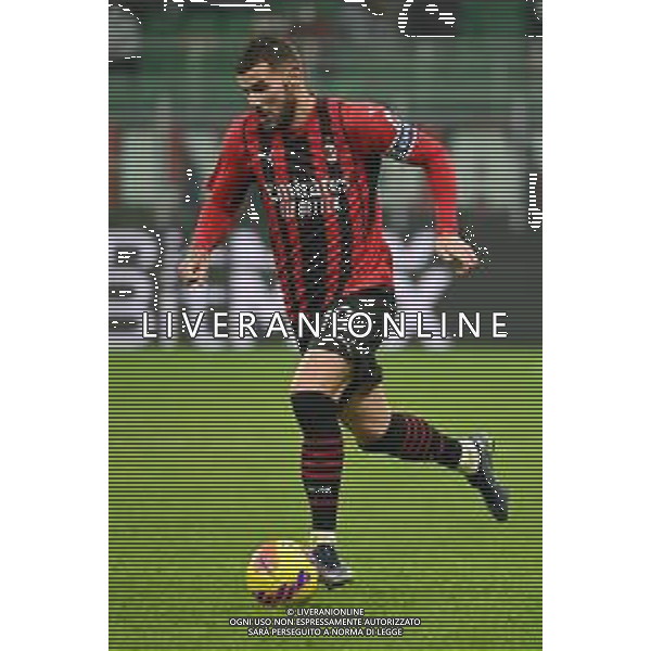 Theo Hernandez (Milan) Milan vs Genoa Coppa Italia Frecciarossa - ottavi di finale Milano 13-01-2022 Stadio Giuseppe Meazza - San Siro foto Roberto Garavaglia/ag. Aldo Liverani sas /AGENZIA ALDO LIVERANI SAS