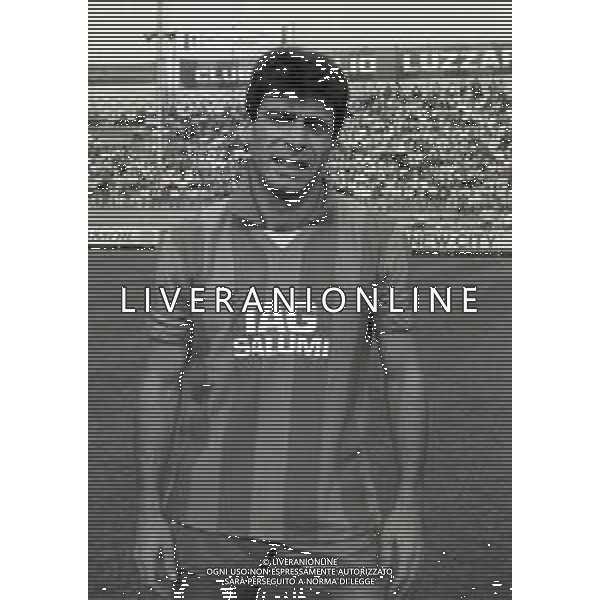 28-09-1986 CREMONA CAMPIONATO DI CALCIO SERIE B CREMONESE-TARANTO 1-0 NELLA FOTO FELICE GARZILLI AG ALDO LIVERANI SAS