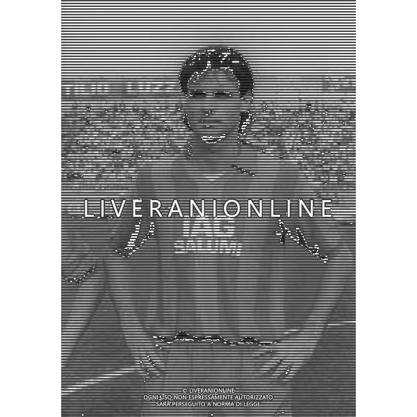 28-09-1986 CREMONA CAMPIONATO DI CALCIO SERIE B CREMONESE-TARANTO 1-0 NELLA FOTO MARCO NICOLETTI AG ALDO LIVERANI SAS