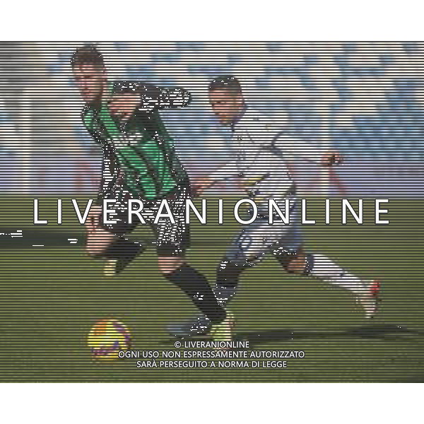 SASSUOLO - HELLAS VERONA CAMPIONATO CALCIO SERIE A TIM 16.01.2022 NELLA FOTO GIORGOS KYRIAKOPOULOS E GIANLUCA CAPRARI ©SANTANDREA/ AGENZIA ALDO LIVERANI SAS