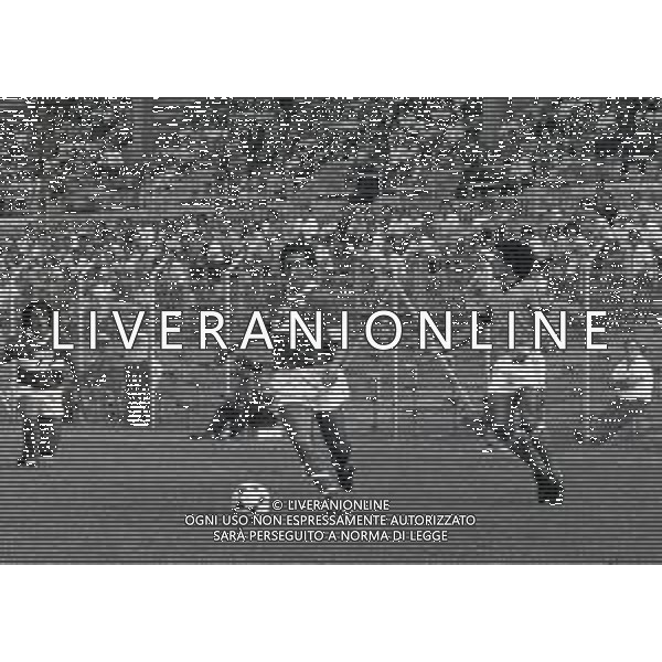19-09-1982 COMO CAMPIONATO DI CALCIO SERIE B COMO-LAZIO 0-0 NELLA FOTO AZIONE DI GIOCO AG ALDO LIVERANI SAS