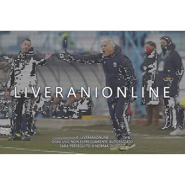Spal - Benevento Campionato di Calcio Serie BKT 16/01/2022 nella foto: Mister Venturato Roberto (spal ferrara) ©Claudio Zamagni/Agenzia Aldo Liverani during Italian Serie BKT soccer match between Spal and Benevento at Paolo Mazza Stadium in Ferrara on January 16 2022 photo credit by Claudio Zamagni/Aldo Liverani Photo Agency