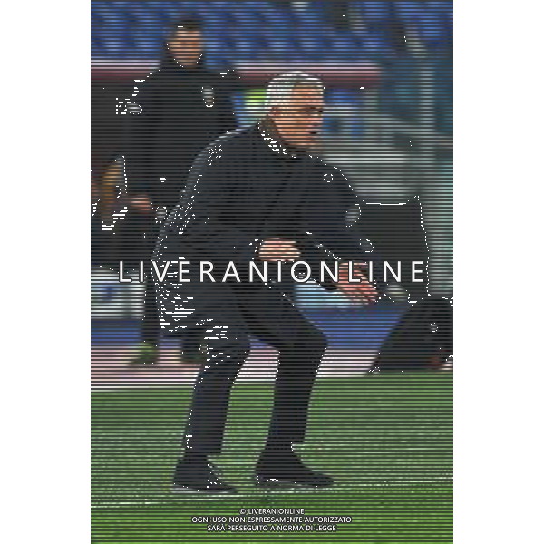 Roma vs Cagliari Campionato Serie A TIM - 22 giornata Stadio Olimpico - Roma 16-01-2022 nella foto Jose\' Mourinho ©Federico Gaetano/AGENZIA ALDO LIVERANI SAS