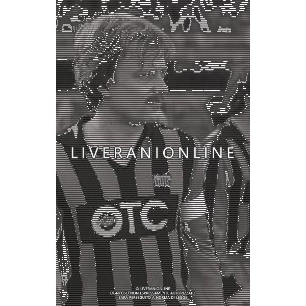 27-01-1985 AREZZO CAMPIONATO DI CALCIO SERIE B AREZZO -PISA 0-1 NELLA FOTO KLAUS BERGGREEN AG ALDO LIVERANI SAS