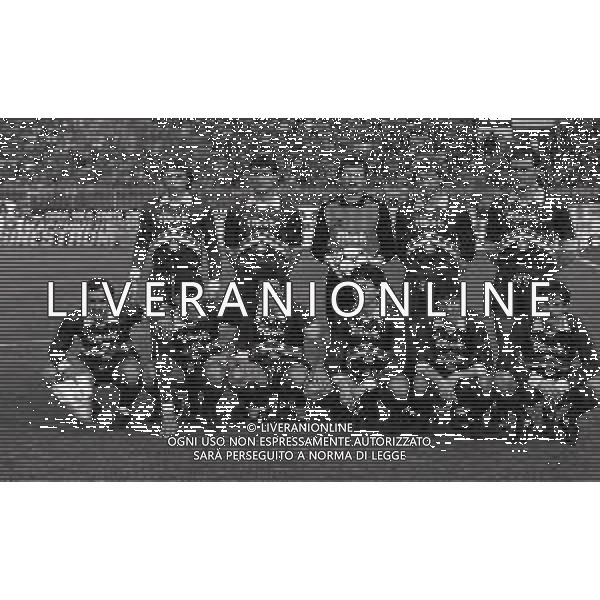 27-01-1985 AREZZO CAMPIONATO DI CALCIO SERIE B AREZZO -PISA 0-1 NELLA FOTO FORMAZIONE AREZZO 1984-1985 AG ALDO LIVERANI SAS