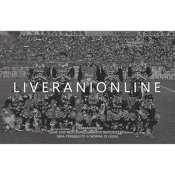 27-01-1985 AREZZO CAMPIONATO DI CALCIO SERIE B AREZZO -PISA 0-1 NELLA FOTO FORMAZIONE AREZZO CALCIO 1984-1985 AG ALDO LIVERANI SAS