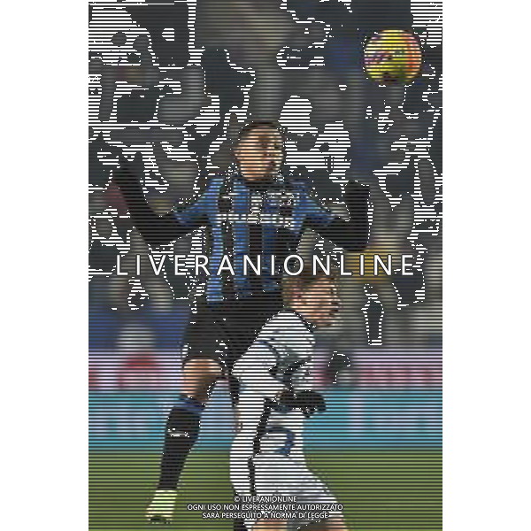 Luis Muriel (Atalanta) e Nicolo\' Barella (Inter) Atalanta vs Inter Campionato Serie A TIM - 22a giornata Bergamo 16-01-2022 Gewiss Stadium - Stadio Atleti Azzurri d\'Italia foto Roberto Garavaglia/ag. Aldo Liverani sas/AGENZIA ALDO LIVERANI SAS