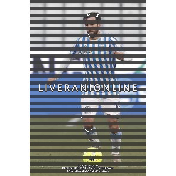 Spal - Benevento Campionato di Calcio Serie BKT 16/01/2022 nella foto: Mora Luca(Spal ferrara) ©Claudio Zamagni/Agenzia Aldo Liverani Mora Luca(Spal ferrara) during Italian Serie BKT soccer match between Spal and Benevento at Paolo Mazza Stadium in Ferrara on January 16 2022 photo credit by Claudio Zamagni/Aldo Liverani Photo Agency ©Zamagni/ AGENZIA ALDO LIVERANI SAS