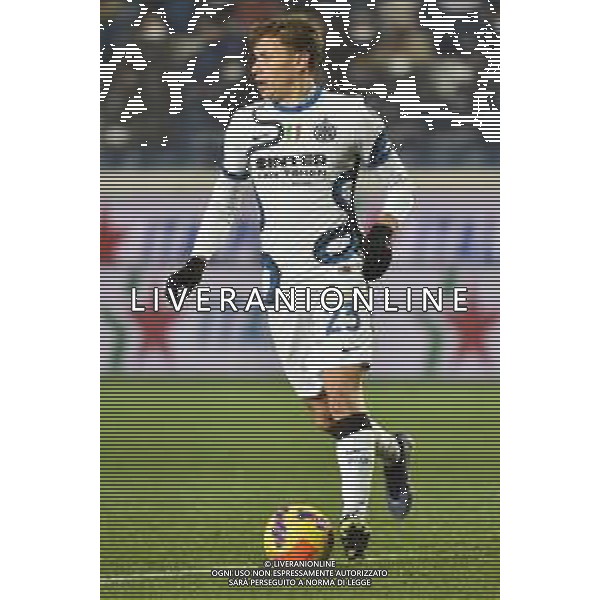 Nicolo\' Barella (Inter) Atalanta vs Inter Campionato Serie A TIM - 22a giornata Bergamo 16-01-2022 Gewiss Stadium - Stadio Atleti Azzurri d\'Italia foto Roberto Garavaglia/ag. Aldo Liverani sas/ AGENZIA ALDO LIVERANI SAS