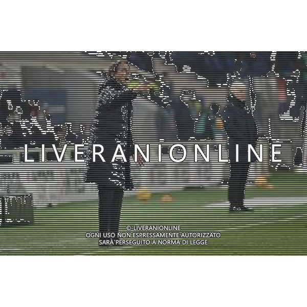 Simone Inzaghi allenatore Inter e sulla DX Gian Piero Gasperini allenatore Atalanta Atalanta vs Inter Campionato Serie A TIM - 22a giornata Bergamo 16-01-2022 Gewiss Stadium - Stadio Atleti Azzurri d\'Italia foto Roberto Garavaglia/ag. Aldo Liverani sas/ AGENZIA ALDO LIVERANI SAS