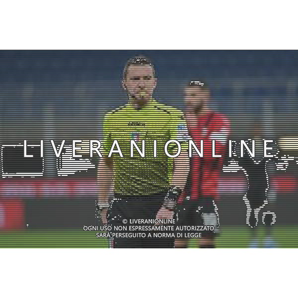 l\'arbitro Marco Serra di Torino Milan vs Spezia Campionato Serie A TIM - 22a giornata Milano 17-01-2022 Stadio Giuseppe Meazza - San Siro foto Roberto Garavaglia/ag. Aldo Liverani sas/AGENZIA ALDO LIVERANI SAS