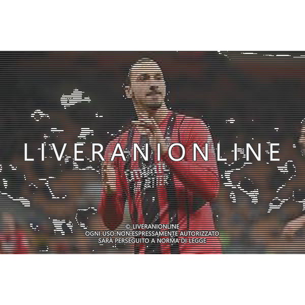 Zlatan Ibrahimovic (Milan) Milan vs Spezia Campionato Serie A TIM - 22a giornata Milano 17-01-2022 Stadio Giuseppe Meazza - San Siro foto Roberto Garavaglia/ag. Aldo Liverani sas/AGENZIA ALDO LIVERANI SAS