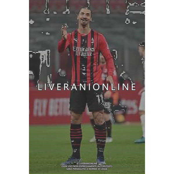Zlatan Ibrahimovic (Milan) Milan vs Spezia Campionato Serie A TIM - 22a giornata Milano 17-01-2022 Stadio Giuseppe Meazza - San Siro foto Roberto Garavaglia/ag. Aldo Liverani sas/AGENZIA ALDO LIVERANI SAS