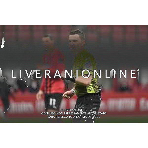 l\'arbitro Marco Serra di Torino Milan vs Spezia Campionato Serie A TIM - 22a giornata Milano 17-01-2022 Stadio Giuseppe Meazza - San Siro foto Roberto Garavaglia/ag. Aldo Liverani sas/AGENZIA ALDO LIVERANI SAS