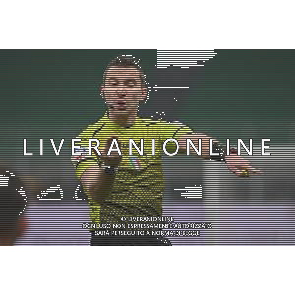 l\'arbitro Marco Serra di Torino Milan vs Spezia Campionato Serie A TIM - 22a giornata Milano 17-01-2022 Stadio Giuseppe Meazza - San Siro foto Roberto Garavaglia/ag. Aldo Liverani sas