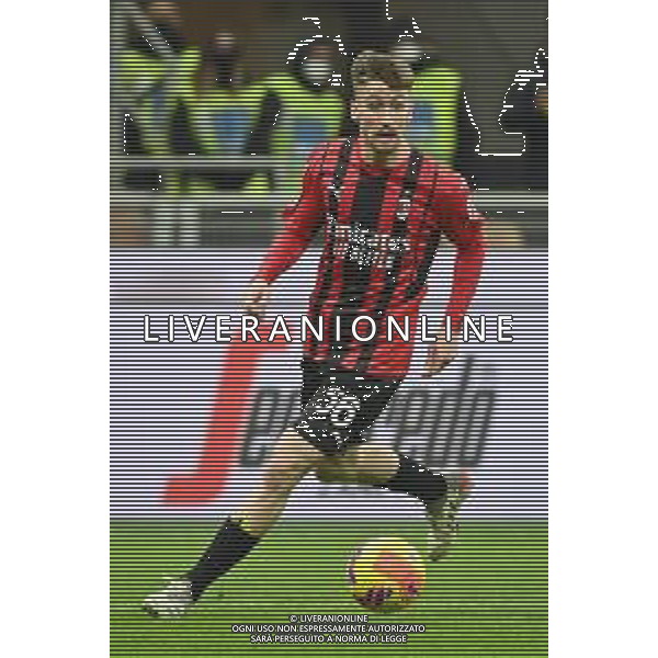 Alexis Saelemaekers (Milan) Milan vs Spezia Campionato Serie A TIM - 22a giornata Milano 17-01-2022 Stadio Giuseppe Meazza - San Siro foto Roberto Garavaglia/ag. Aldo Liverani sas