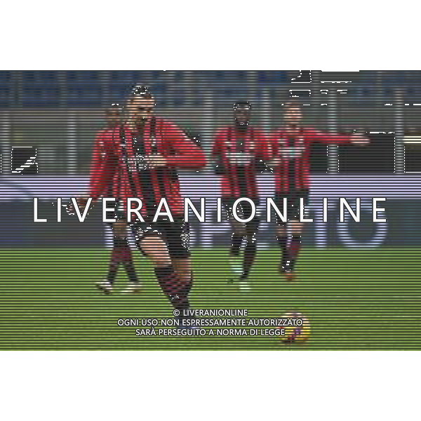 Zlatan Ibrahimovic (Milan) Milan vs Spezia Campionato Serie A TIM - 22a giornata Milano 17-01-2022 Stadio Giuseppe Meazza - San Siro foto Roberto Garavaglia/ag. Aldo Liverani sas