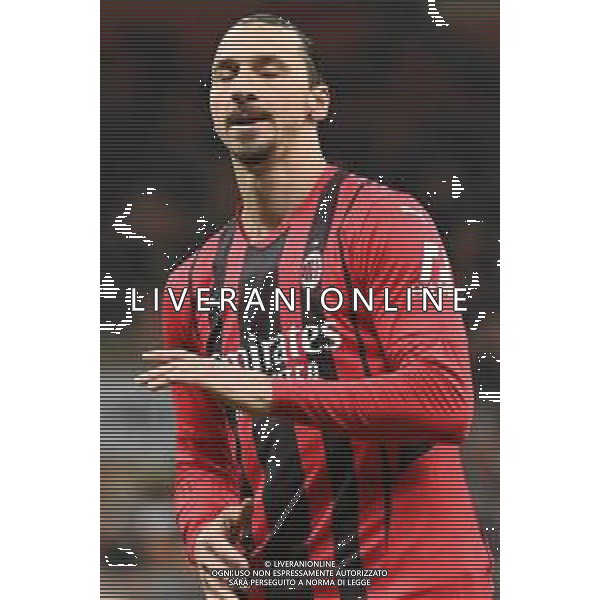 Zlatan Ibrahimovic (Milan) Milan vs Spezia Campionato Serie A TIM - 22a giornata Milano 17-01-2022 Stadio Giuseppe Meazza - San Siro foto Roberto Garavaglia/ag. Aldo Liverani sas