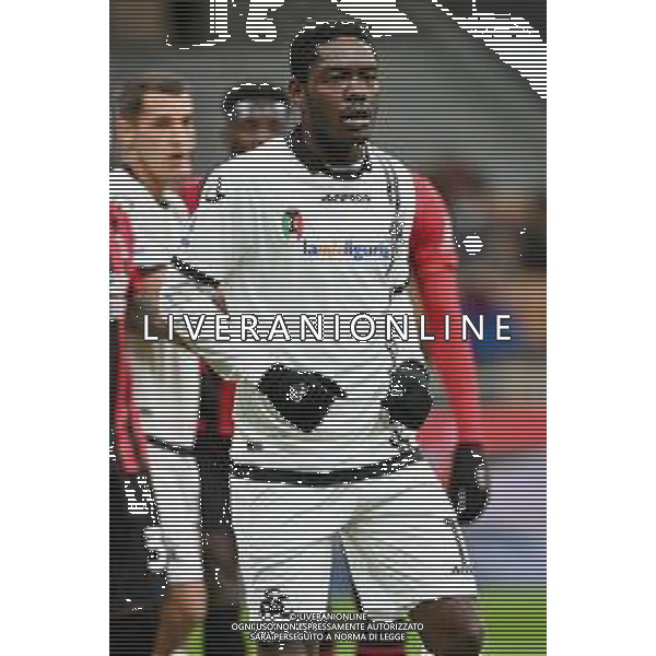 Emmanuel Gyasi (Spezia) Milan vs Spezia Campionato Serie A TIM - 22a giornata Milano 17-01-2022 Stadio Giuseppe Meazza - San Siro foto Roberto Garavaglia/ag. Aldo Liverani sas