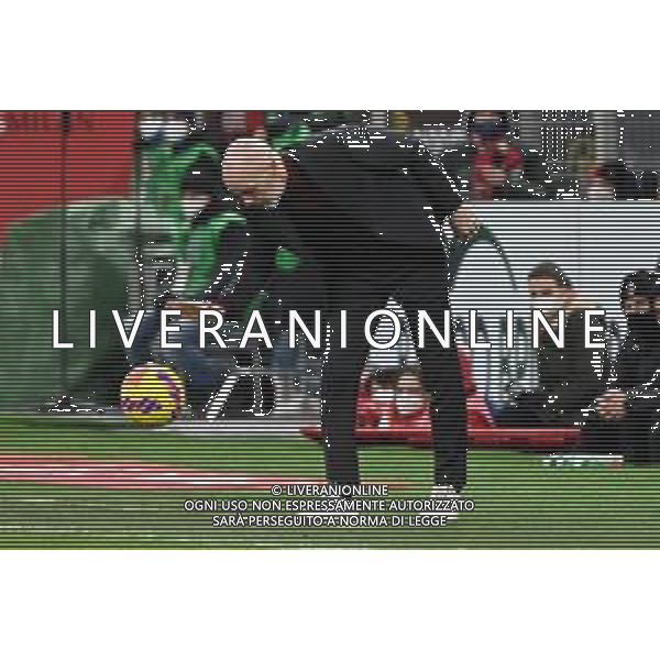 Stefano Pioli allenatore Milan Milan vs Spezia Campionato Serie A TIM - 22a giornata Milano 17-01-2022 Stadio Giuseppe Meazza - San Siro foto Roberto Garavaglia/ag. Aldo Liverani sas