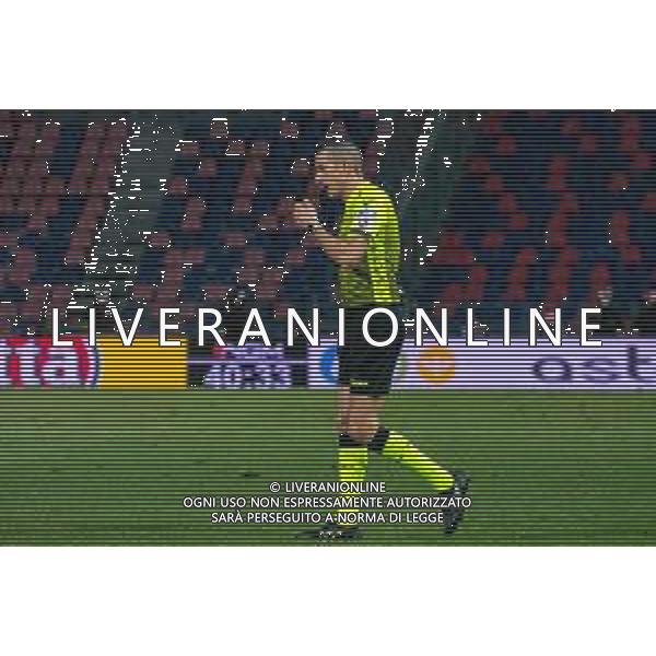 BOLOGNA vs NAPOLI CAMPIONATO CALCIO SERIE A TIM 17.01.2022 NELLA FOTO ARBITRO MARINELLI LIVIO ©VILLANI / AGENZIA ALDO LIVERANI SAS