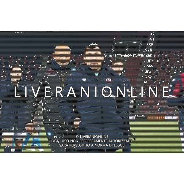 BOLOGNA vs NAPOLI CAMPIONATO CALCIO SERIE A TIM 17.01.2022 NELLA FOTO DELUSIONE DEI GIOCATORI DEL BOLOGNA A FINE PARTITA - GARY MEDEL E LUCIANO SPALLETTI ©VILLANI / AGENZIA ALDO LIVERANI SAS