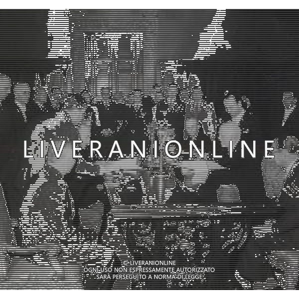 RETROSPETTIVA CARLO SFORZA MINISTRO DEGLI ESTERI NELLA FOTO CARLO SFORZA ACCORDO ITALO -TURCO A ROMA NELL\'ANNO 1950 AG ALDO LIVERANI SAS