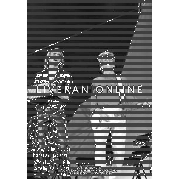RETROSPETTIVA FESTIVALBAR 1983 NELLA FOTO IL GRUPPO MUSICALE LAID BACK duo danese di musica elettronica composto da John Guldberg e Tim Stahl ©Archivio Giovanni Liverani / AG. ALDO LIVERANI SAS