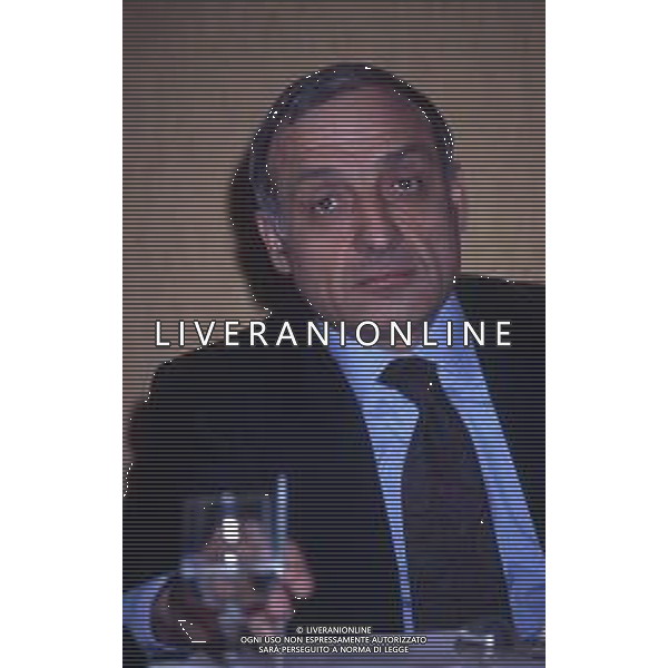 RETROSPETTIVA GIAMPIERO BORGHINI POLITICO NELLA FOTO GIAMPIERO BORGHINI NELL\'ANNO 1992 AG ALDO LIVERANI SAS