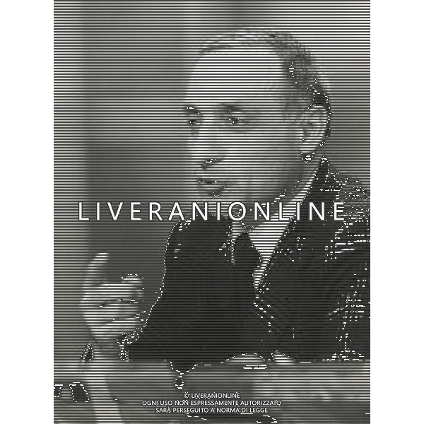 RETROSPETTIVA GIAMPIERO BORGHINI POLITICO E SINDACO DI MILANO NELLA FOTO GIAMPIERO BORGHINI AG ALDO LIVERANI SAS