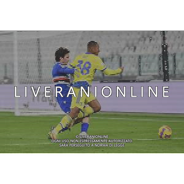 Torino 18.01.2022 Stadio Allianz Stadium ©Alessandro Falzone/Agenzia Aldo Liverani Juventus vs Sampdoria Coppa Italia Frecciarossa 2021/2022 Nella foto : FALLO DI RIGORE DI AUGELLO SU AKE\' ©FALZONE /AGENZIA ALDO LIVERANI SAS