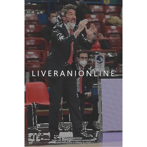 ¬© TVRG Gianmarco Pozzecco vice allenatore Olimpia Milano AX Armani Exchange Milano vs Alba Berlino Turkish Airlines EuroLeague - 18a giornata regular season Assago (MI) 18-01-2022 Mediolanum Forum foto Roberto Garavaglia/ag. Aldo Liverani sas /AGENZIA ALDO LIVERANI SAS