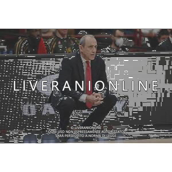 © TVRG Ettore Messina allenatore Olimpia Milano AX Armani Exchange Milano vs Alba Berlino Turkish Airlines EuroLeague - 18a giornata regular season Assago (MI) 18-01-2022 Mediolanum Forum foto Roberto Garavaglia/ag. Aldo Liverani sas /AGENZIA ALDO LIVERANI SAS