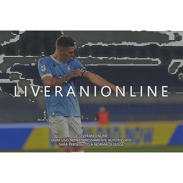 Lazio vs Udinese Tim Cup - Ottavi di finale Stadio Olimpico - Roma 18-01-2022 nella foto Sergej Milinkovic Savic con la fascia da capitano ©Federico Gaetano /AGENZIA ALDO LIVERANI SAS